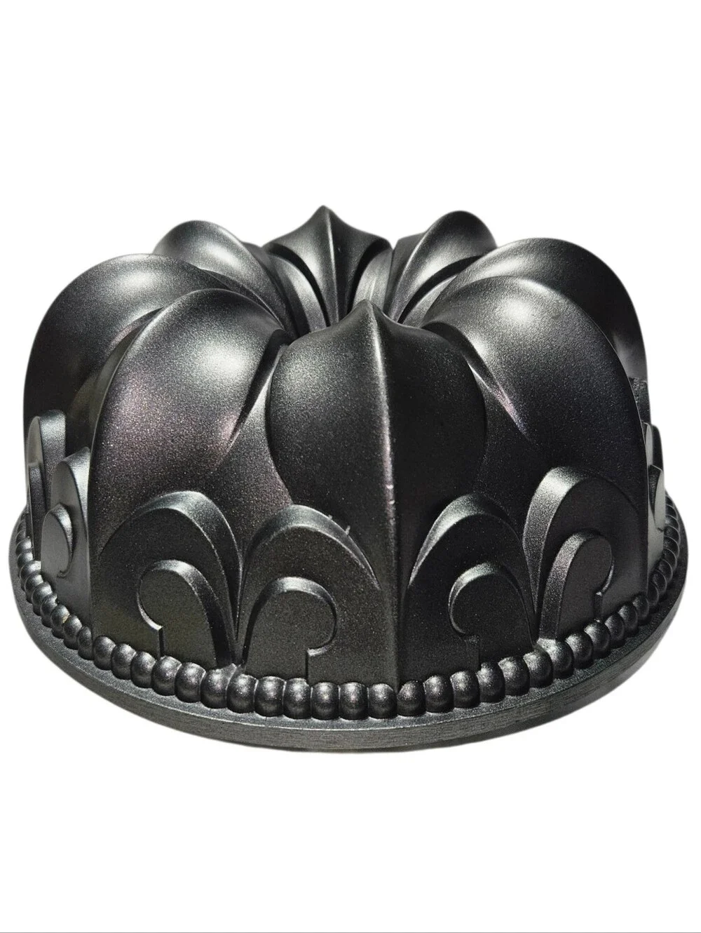 Nordic Ware 10 Cup Fleur De Lis Bundt Cake Baking Pan Non-Stick USA EUC